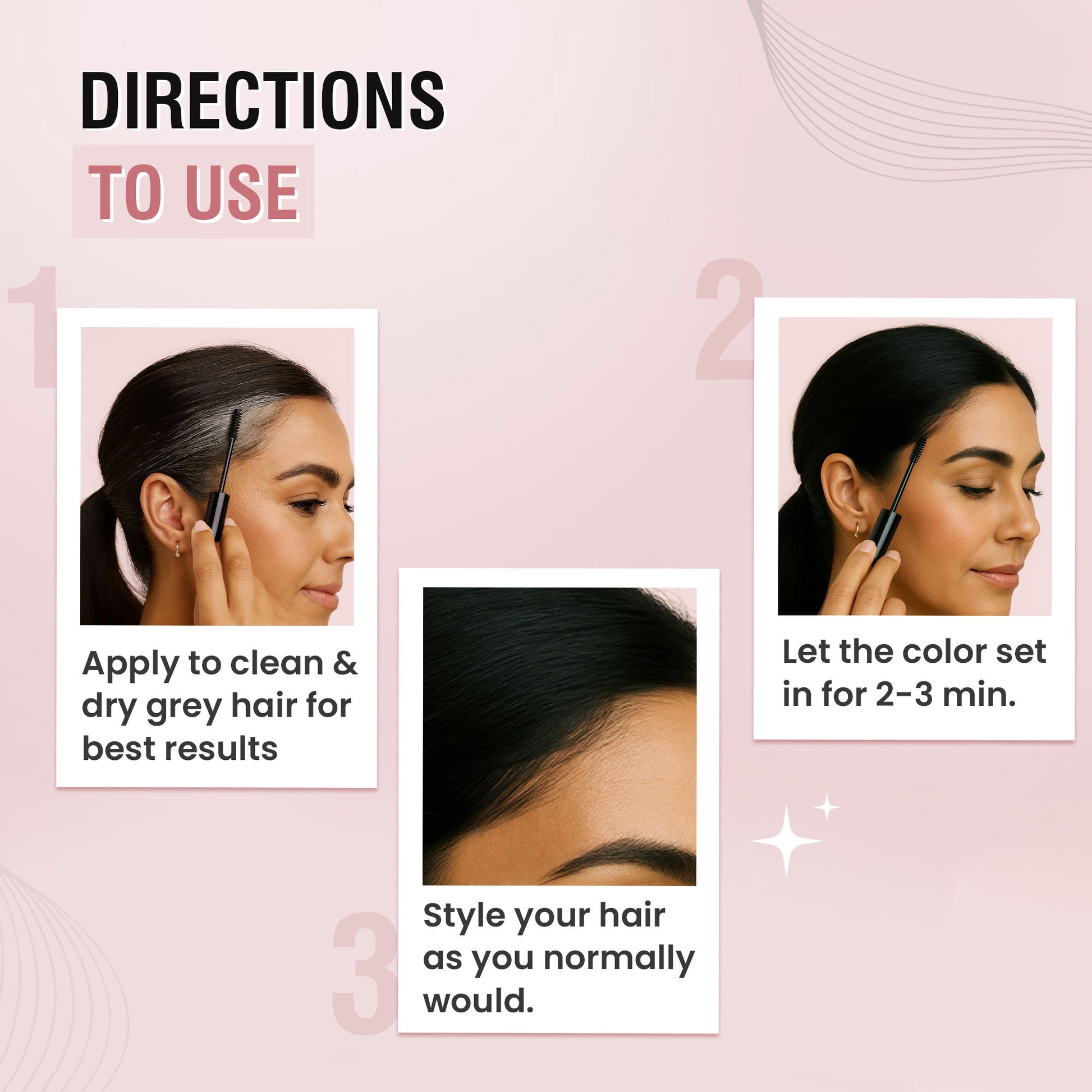 Glamveda Black Hair Finishing Stick - Frizz Control & Baby Hair Styler For 24-Hour Hold
