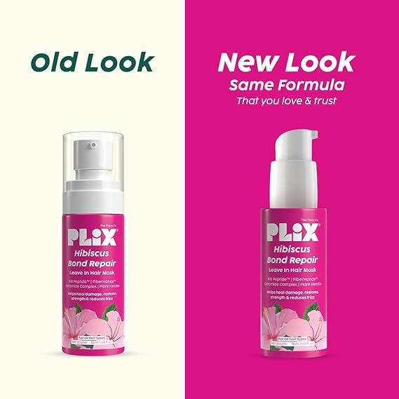 PLIX The Plant Fix Hibiscus Bond Repair Leave In Hair Mask
