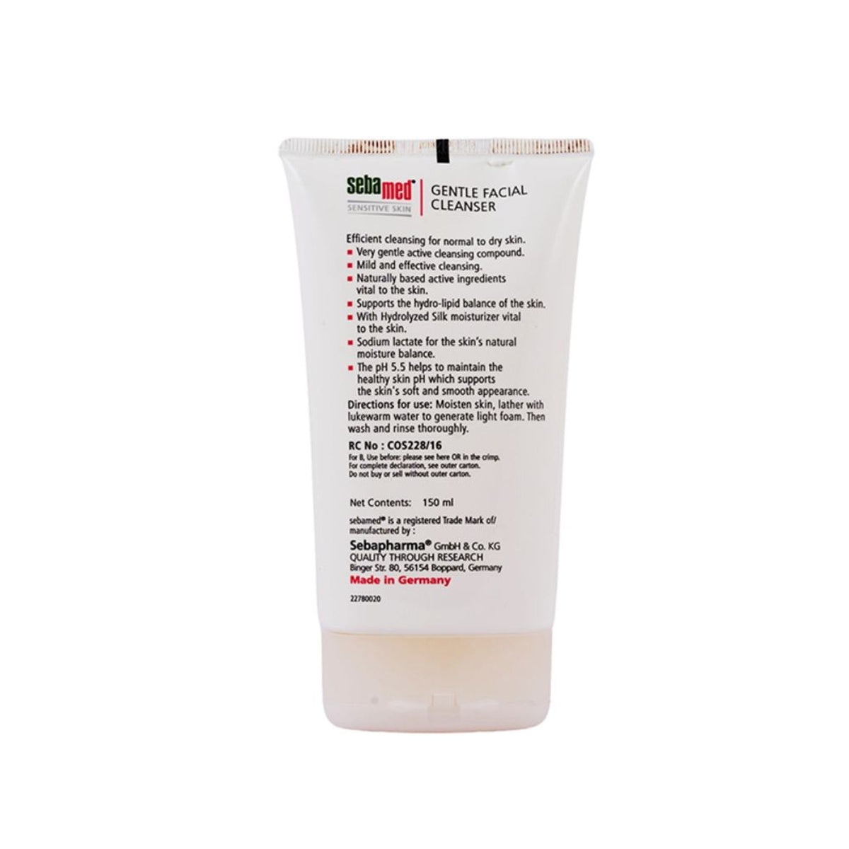 Sebamed Gentle Facial Cleanser for Normal to Dry Skin
