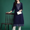 Indyancart IE Ethnic Motifs Printed Sequinned Kurta