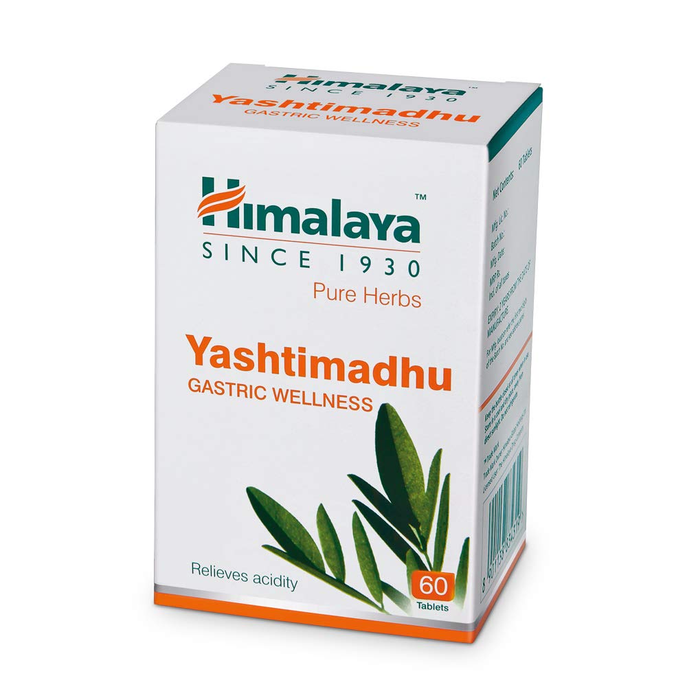 Himalaya Herbals - Yashtimadhu Gastric Wellness 60 Tablets - Indyancart