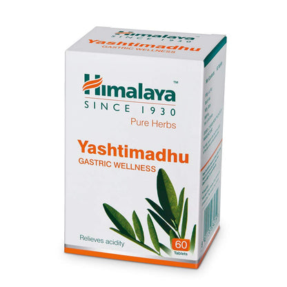 Himalaya Herbals - Yashtimadhu Gastric Wellness 60 Tablets - Indyancart