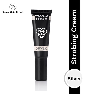 PAC Strobing Cream - Ultra Fine Light Reflective Particles, Subtle Dewy Glow, Lightweight - Silver