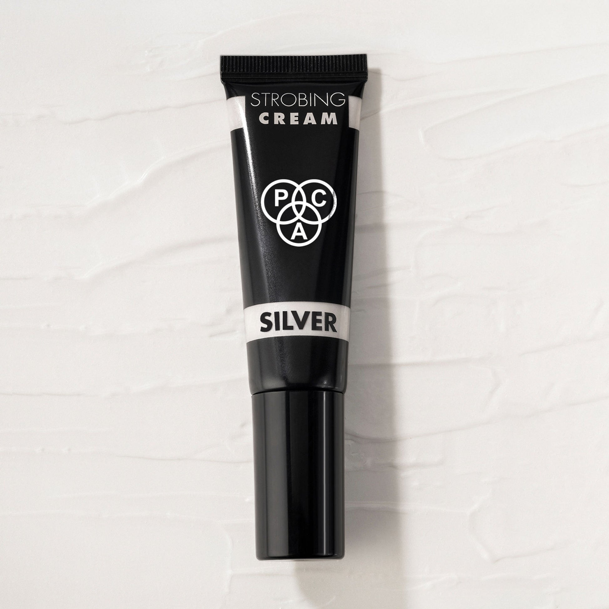 PAC Strobing Cream - Ultra Fine Light Reflective Particles, Subtle Dewy Glow, Lightweight - Silver