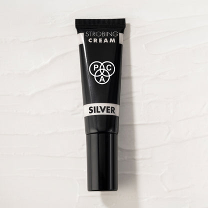 PAC Strobing Cream - Ultra Fine Light Reflective Particles, Subtle Dewy Glow, Lightweight - Silver