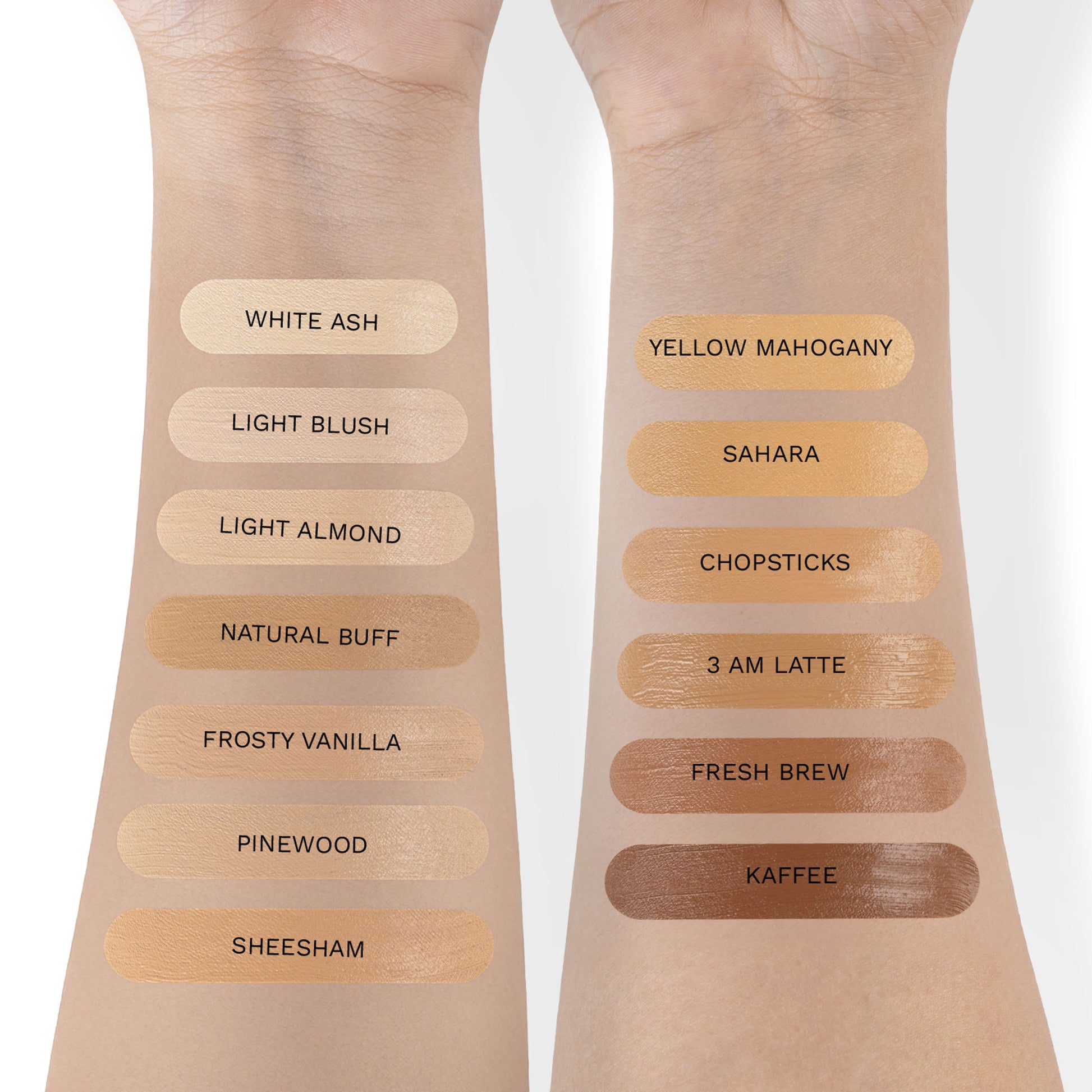 PAC Studio HD Concealer - Lightweight Full Coverage, Non Drying Creamy Blendable Formula - Yellow Mahogany