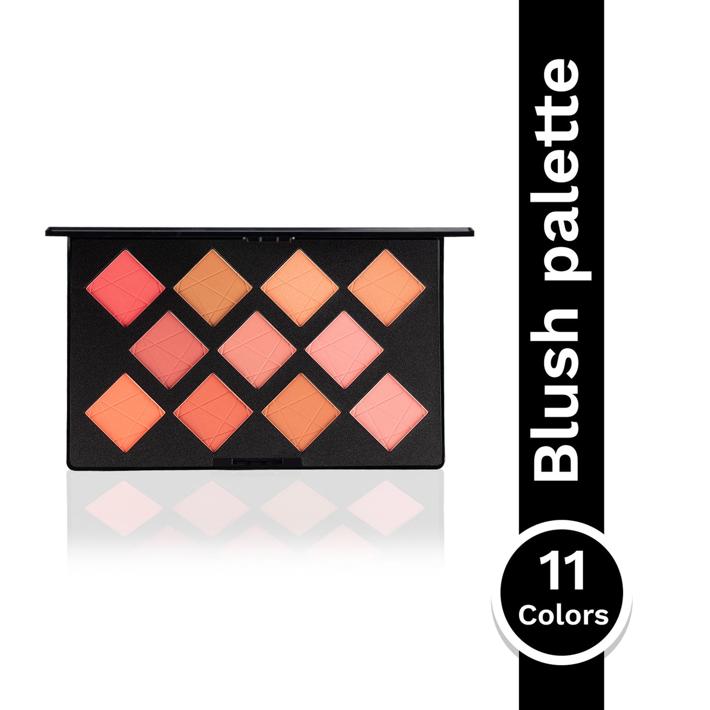 PAC Take Cover Blusher X11 - Micro Fine Pigments, Blends Effortlessly, 8 Matte & 3 Shimmer Shades
