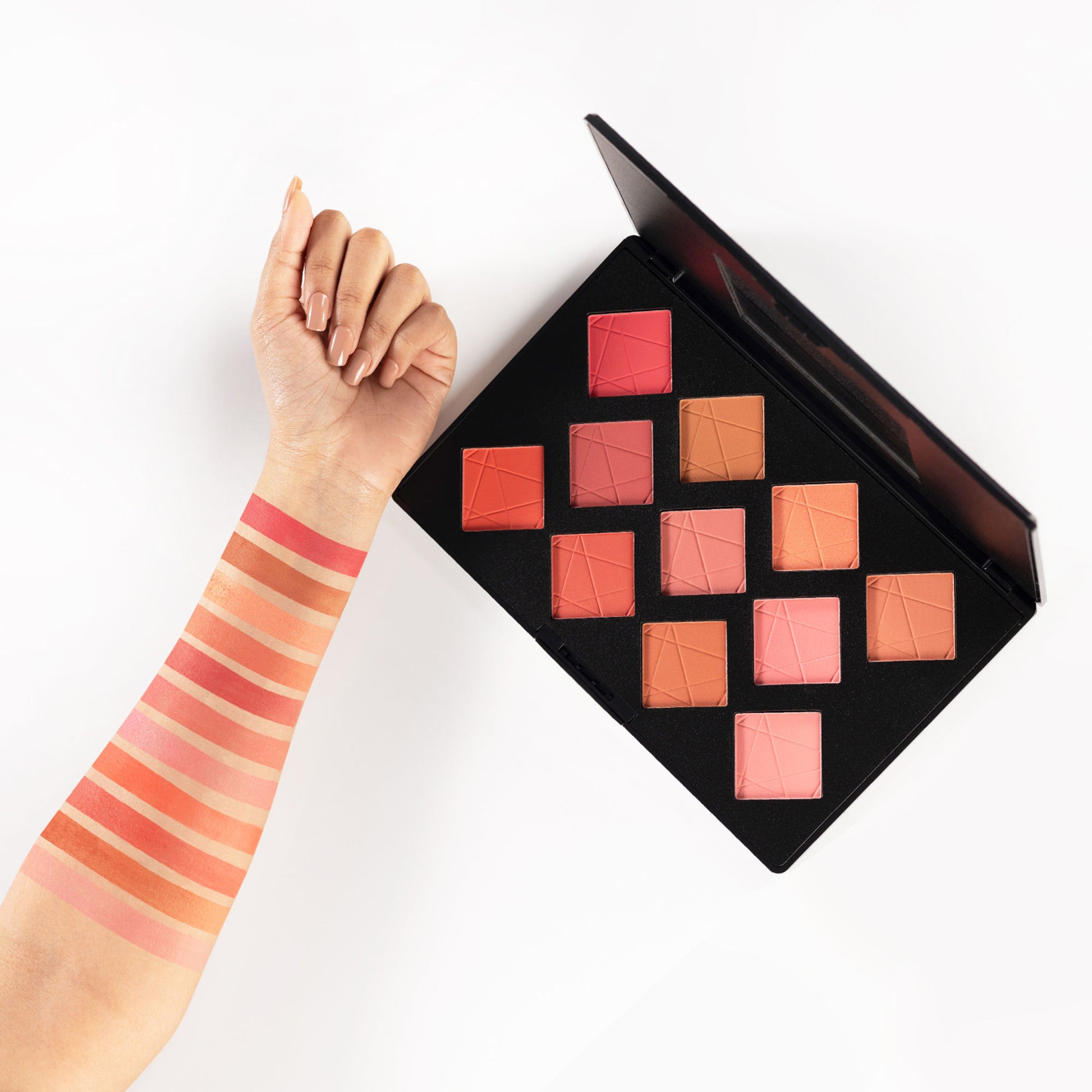 PAC Take Cover Blusher X11 - Micro Fine Pigments, Blends Effortlessly, 8 Matte & 3 Shimmer Shades