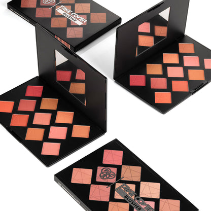 PAC Take Cover Blusher X11 - Micro Fine Pigments, Blends Effortlessly, 8 Matte & 3 Shimmer Shades