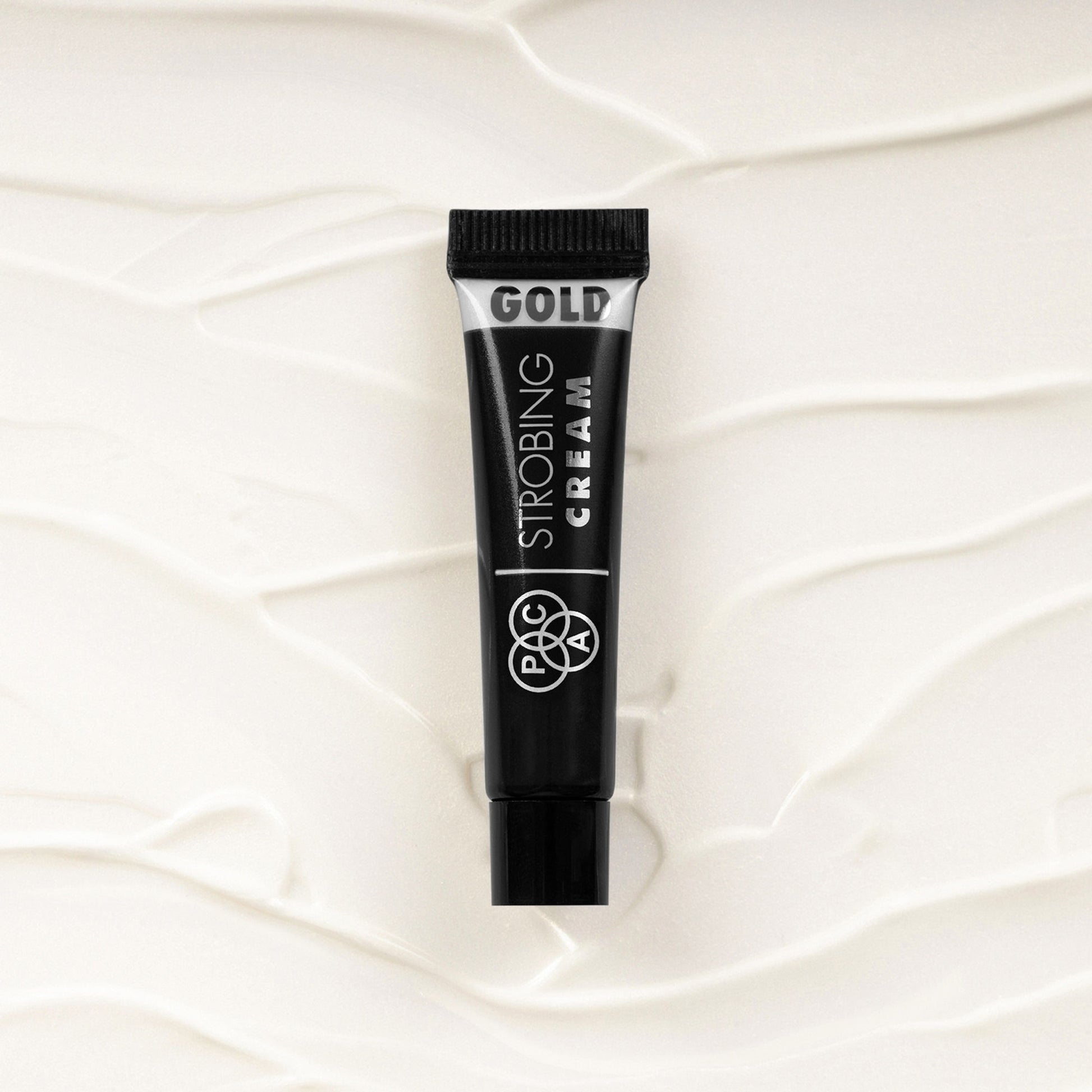 PAC Strobing Cream Mini - Ultra Fine Light Reflective Particles, Subtle Dewy Glow, Lightweight - Gold