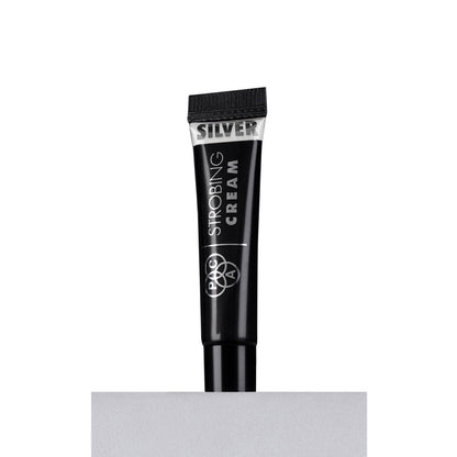PAC Strobing Cream Mini - Ultra Fine Light Reflective Particles, Subtle Dewy Glow, Lightweight - Silver