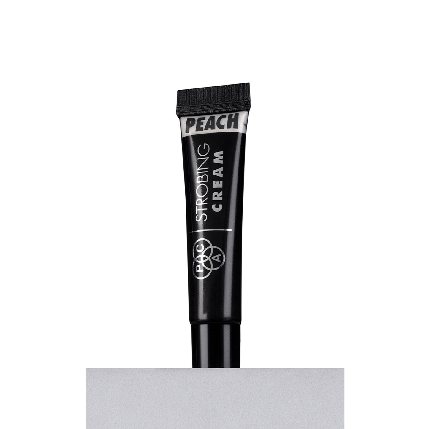 PAC Strobing Cream Mini - Ultra Fine Light Reflective Particles, Subtle Dewy Glow, Lightweight - Peach