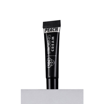 PAC Strobing Cream Mini - Ultra Fine Light Reflective Particles, Subtle Dewy Glow, Lightweight - Peach