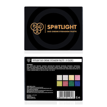 PAC Spotlight Duo Chrome Palette Season 1 - Intensely Pigmented, Buttery Smooth Multi Chrome Shades