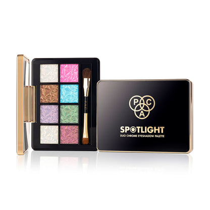 PAC Spotlight Duo Chrome Palette Season 2 - Intensely Pigmented, Buttery Smooth Multi Chrome Shades