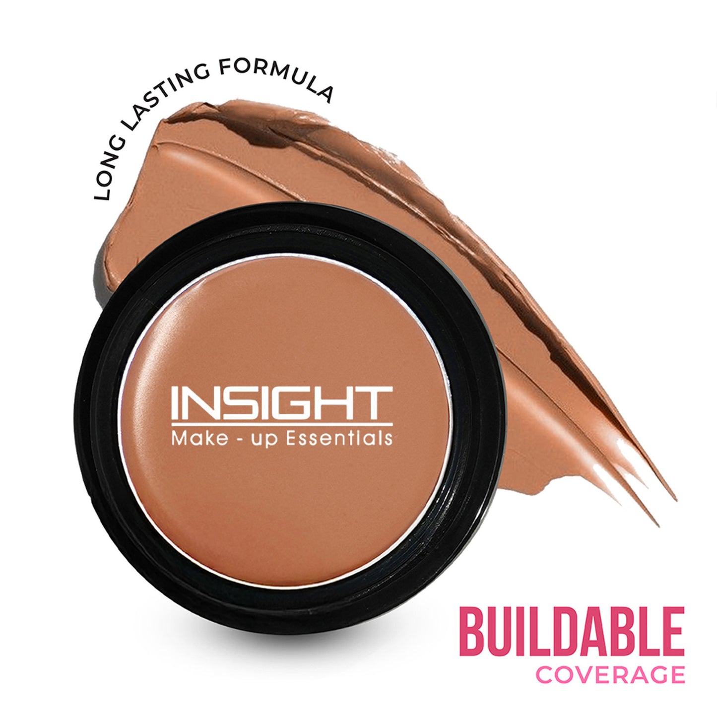 Insight Cosmetics Concealer, Buildabe Coverage With Long Lasting Formula - Medium Yellow