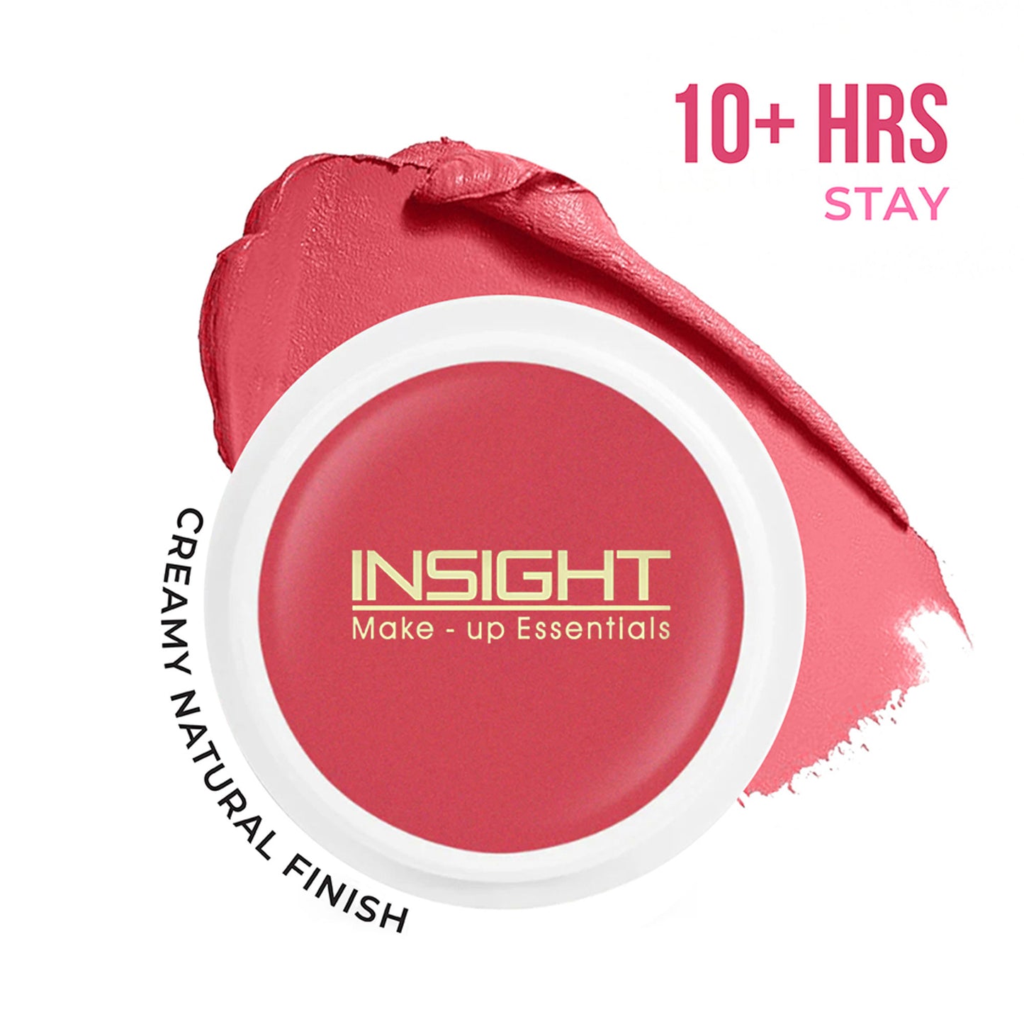 Insight Cosmetics Blusher With Vitamin E, Multi Use Super Pigmented, Dewy Finish - Raspberry Gelato