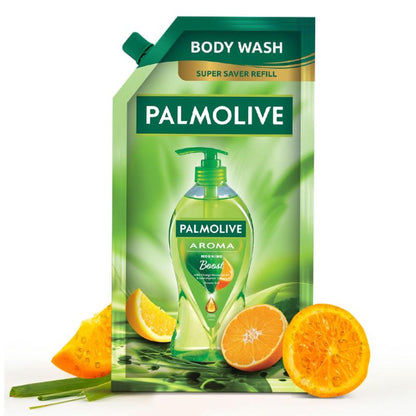 Palmolive Orange Essential Oil & Lemongrass Aroma Morning Boost Body Wash Refill Pack