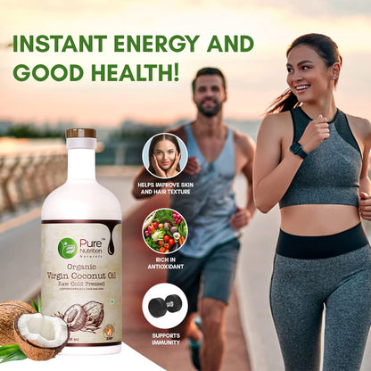 Pure Nutrition Cold Pressed Raw Virgin Coconut Oil
