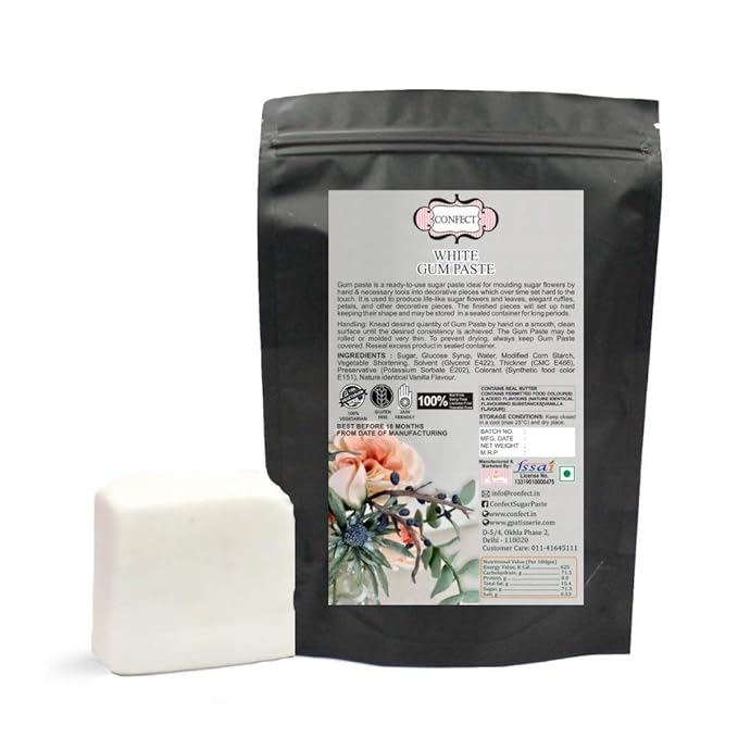 Confect White | Edible Gum paste