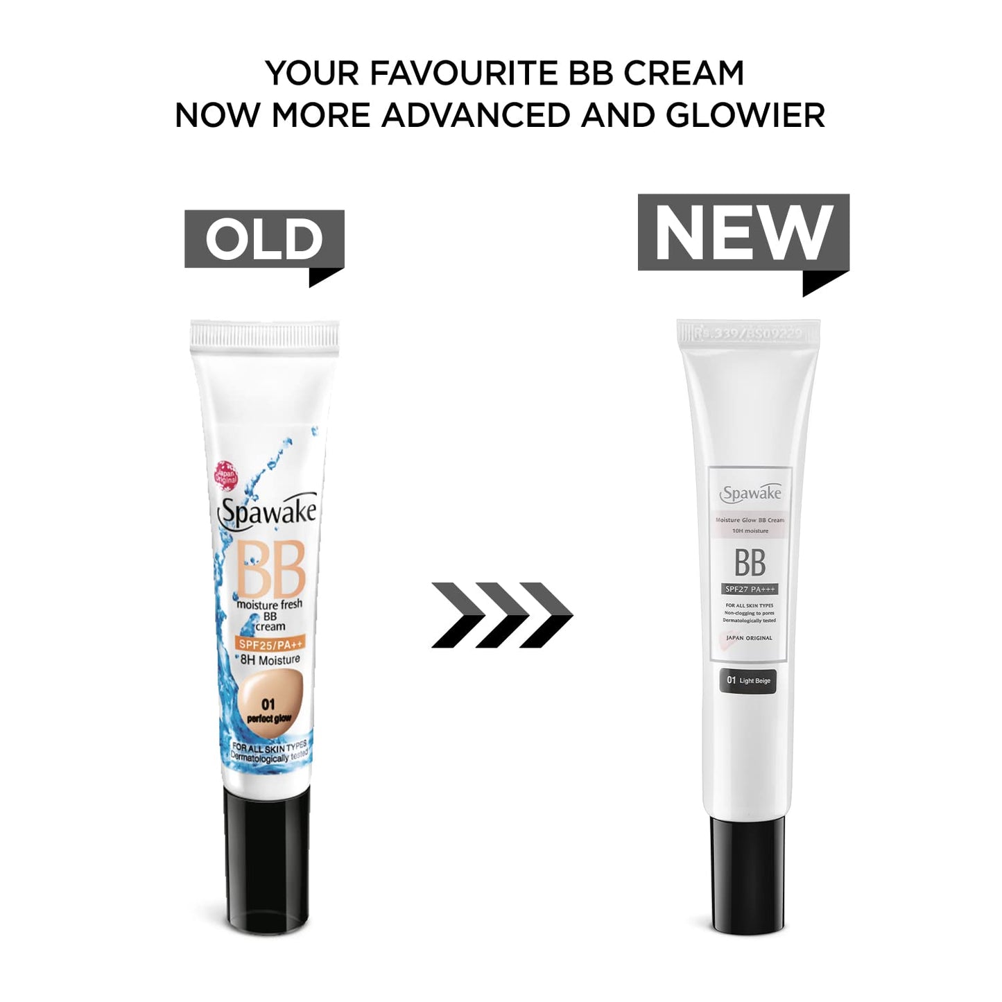 Spawake Moisture Glow BB Cream SPF27/PA+++ - 01 Light Beige