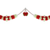 Rajani Pearl Doorset Toran,Hanging for Main Door Entrance, Reusable Thoran for Mandir & Living Room Dcor, Bandarwal for Festival Decoration (12x42 inch)