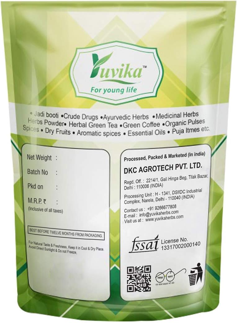 Yuvika Ayurvedic Beej Khareti with Abutilon Indicum seeds in a natural container, highlighting traditional herbal product.