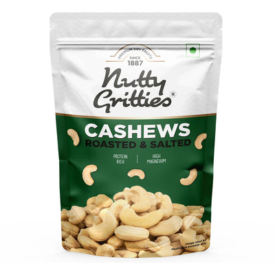 Nutty Gritties Jumbo Roasted Cashew Nuts Lightly Salted