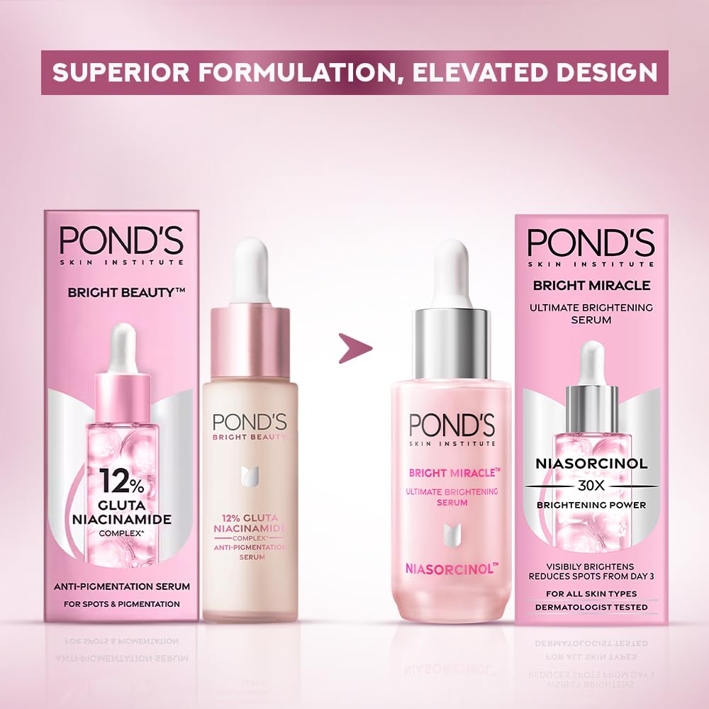 Ponds Bright Beauty Gluta Niacinamide Serum - Indyancart