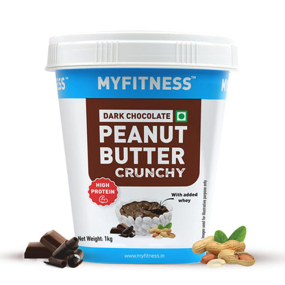 Myfitness High Protein Dark Chocolate Peanut Butter Crunchy