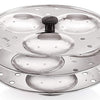 Dynore Stainless Steel Idli Stand Idli Maker 3 x 3 Plates (9 Idli), 9 liter, Silver