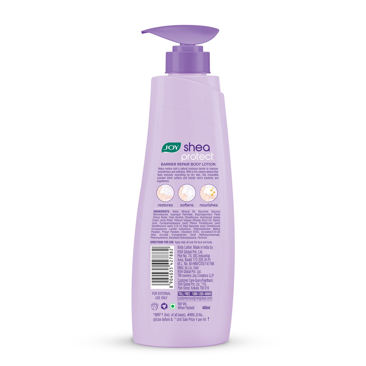 Joy Shea Protect Body Lotion - Barrier Repair, Ceramide & Shea Lotion, 48Hr Nourish
