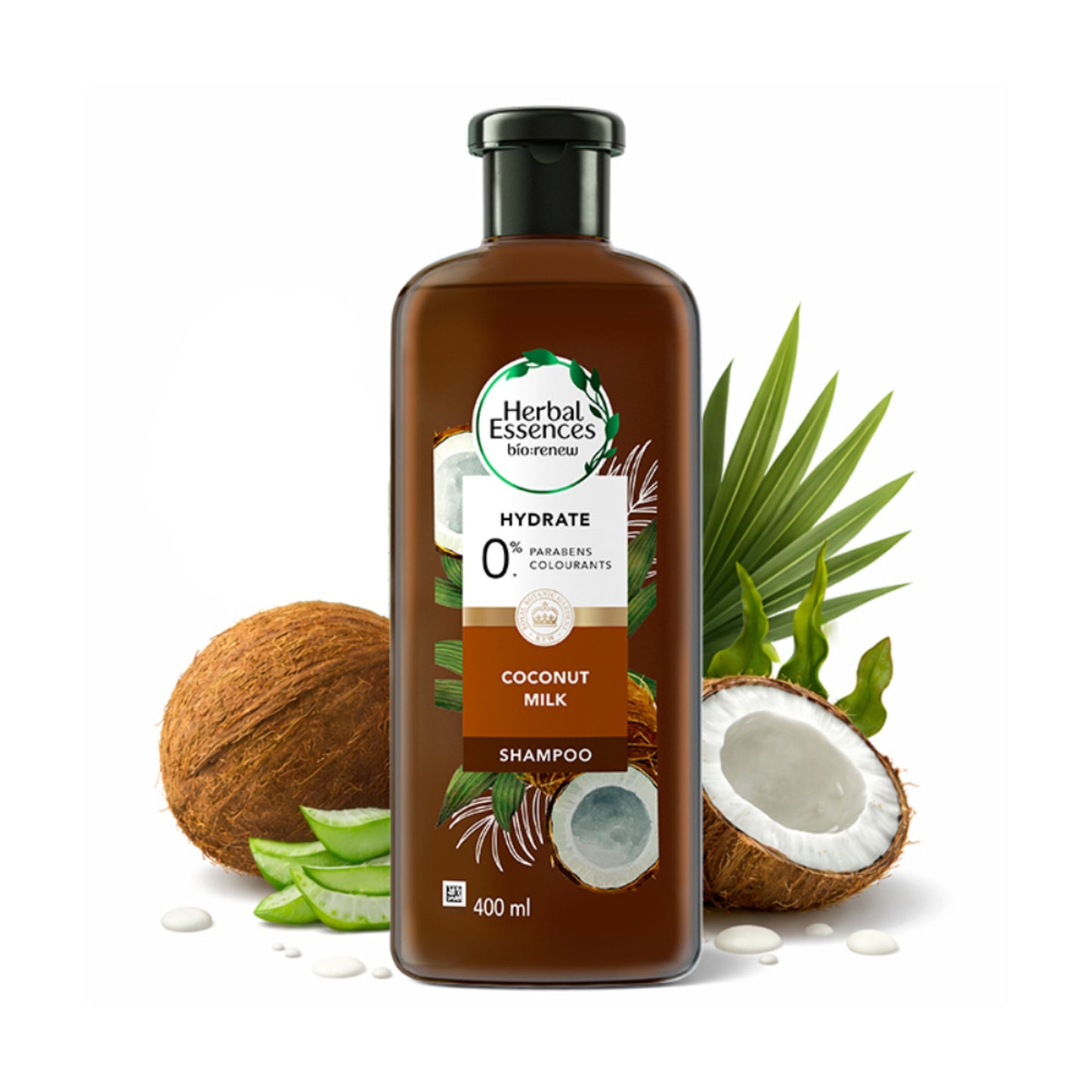 Herbal Essences Coconut Milk Shampoo For Hydration & Softness - No Parabens- No Colourants