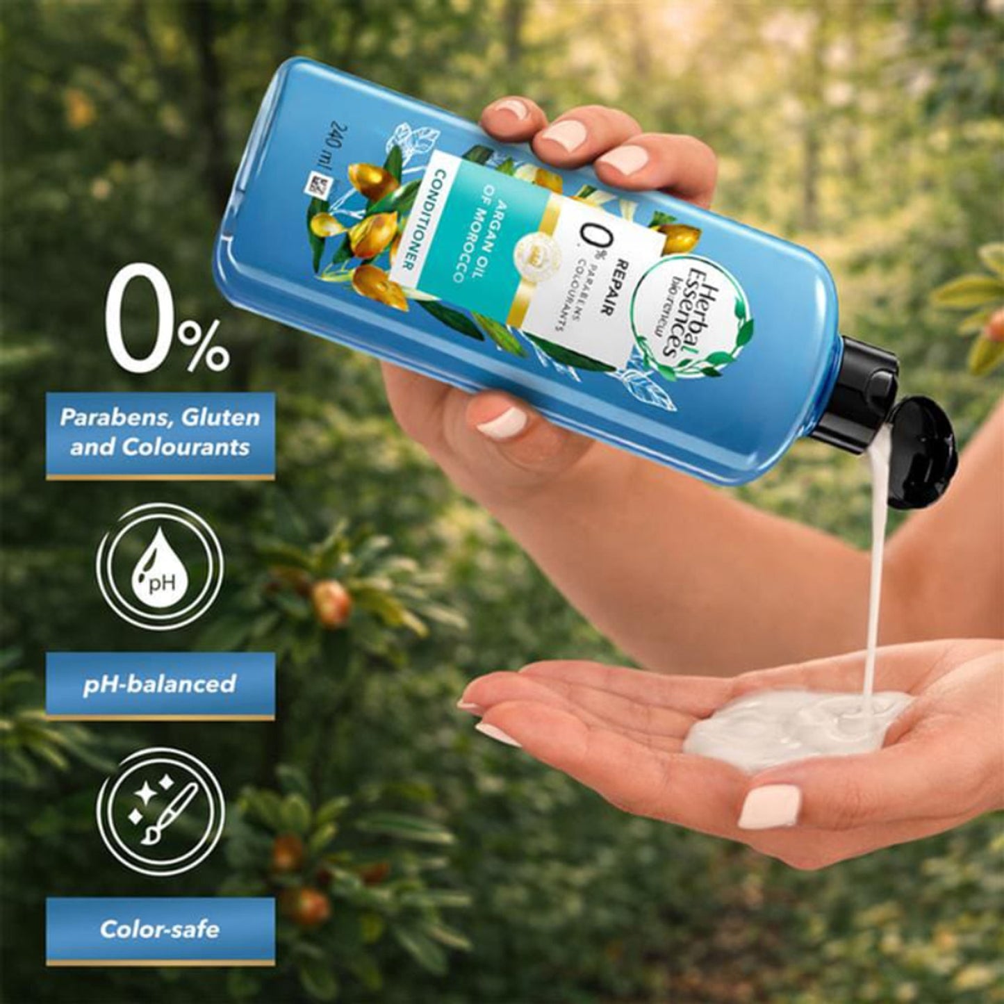 Herbal Essences Argan Oil Of Morocco Conditioner - For Frizz Free Hair - Paraben Free