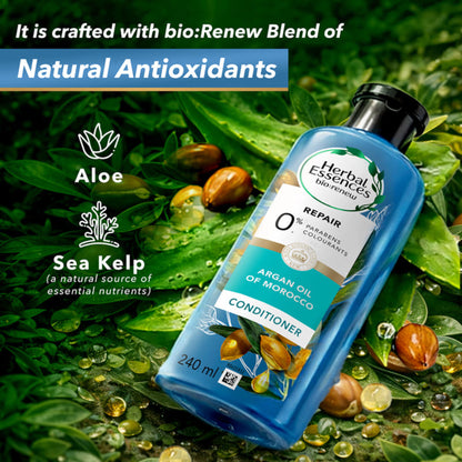Herbal Essences Argan Oil Of Morocco Conditioner - For Frizz Free Hair - Paraben Free