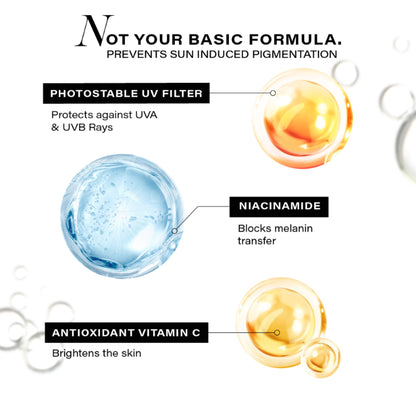 Novology SPF 50 PA++++ Tinted Sunscreen, For Pigmentation, Dark Spots, All Skin Types,Natural Finish
