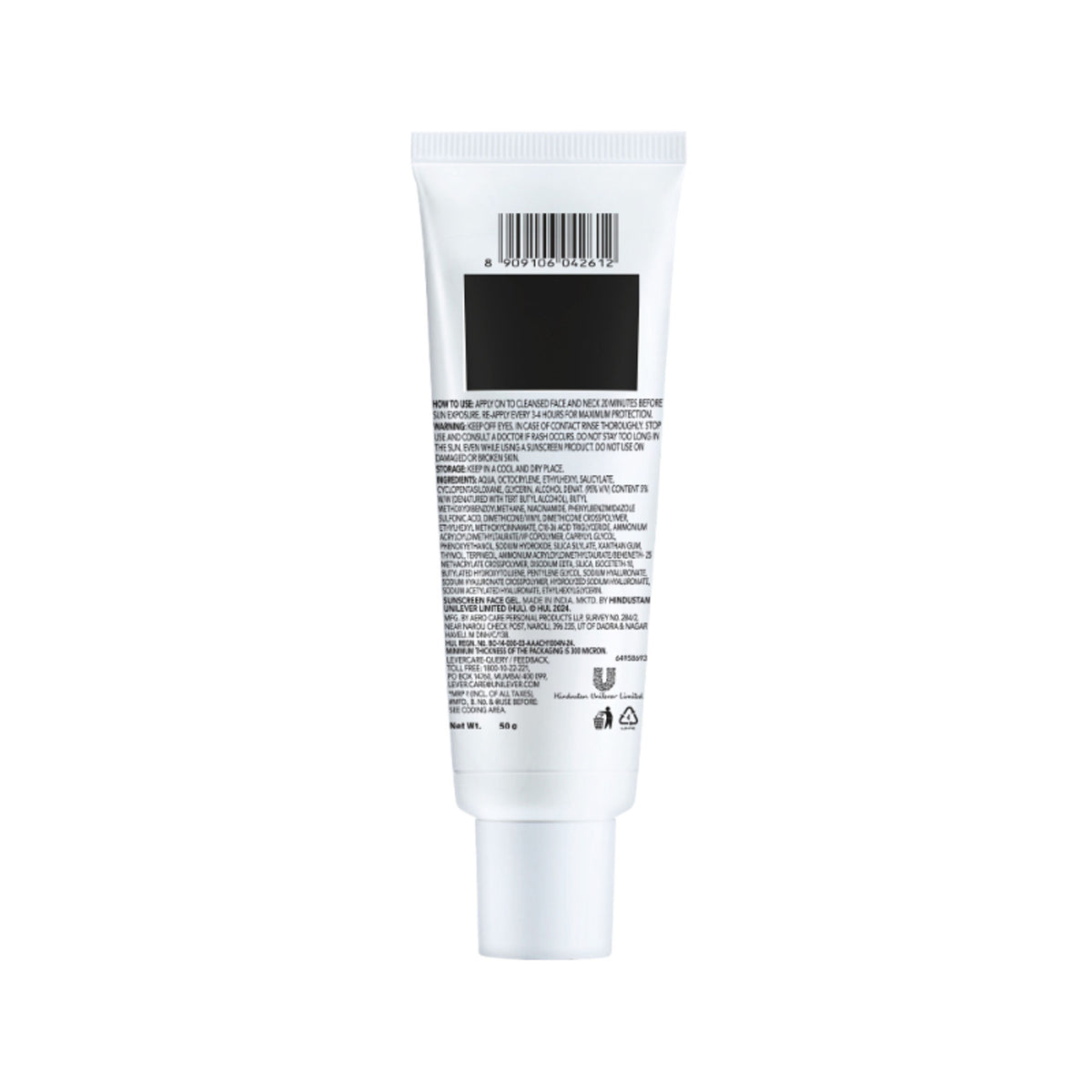 Novology SPF 50 PA++++ Ultra Light Gel Sunscreen, Reduces Acne & Sebum, Non Greasy, Invisible Finish