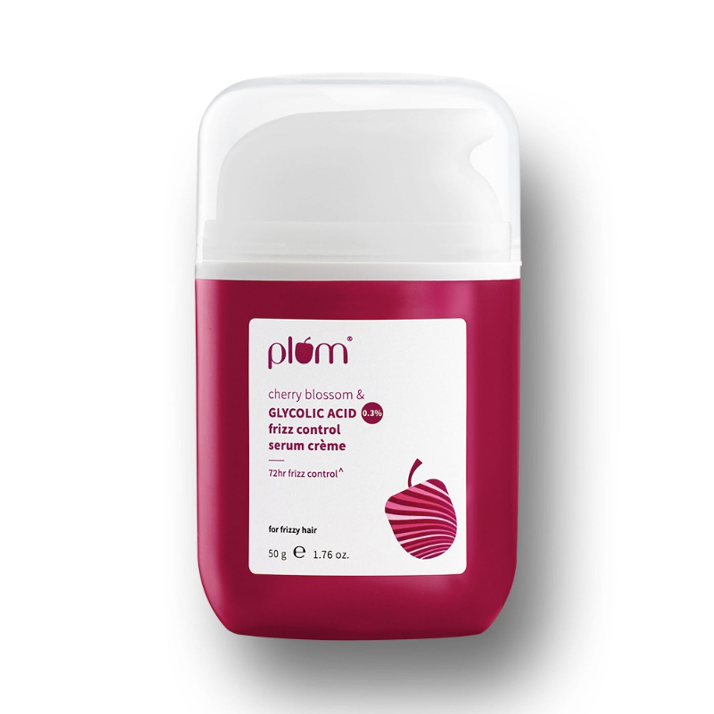 Plum 0.3% Glycolic Acid & Cherry Blossom Frizz Control Hair Serum Creme