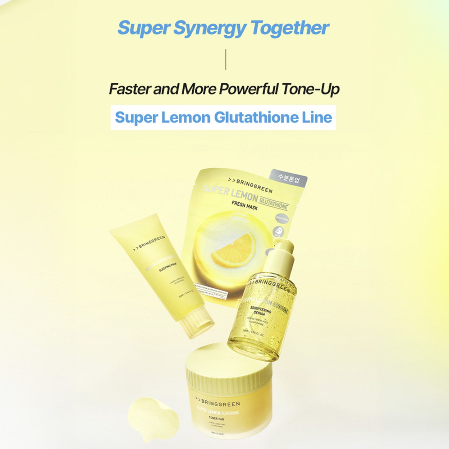 BRING GREEN Super Lemon Glutathione Brightening Serum