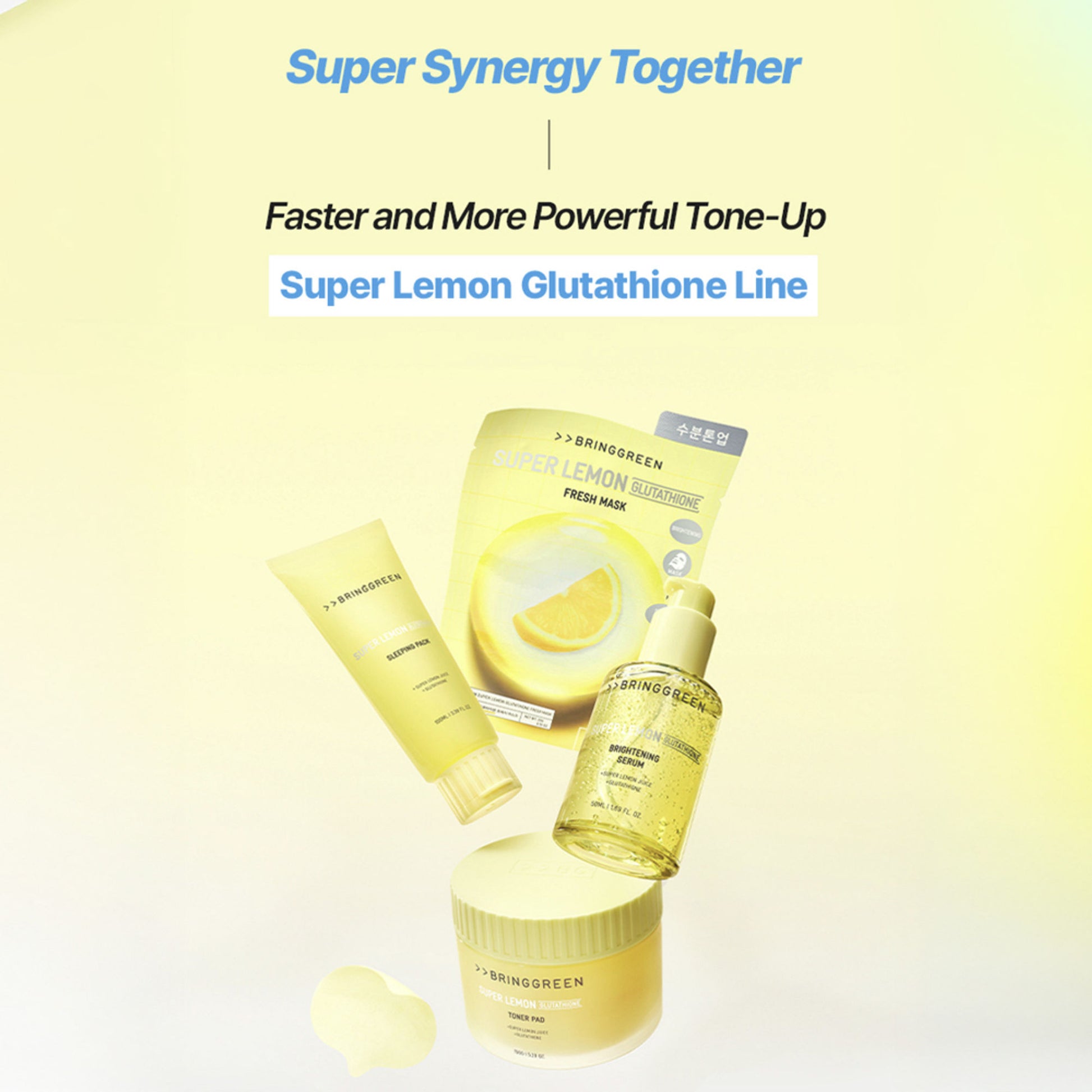 BRING GREEN Super Lemon Glutathione Brightening Serum