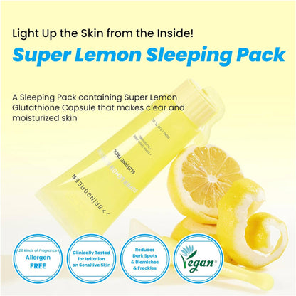 BRING GREEN Super Lemon Glutathione Sleeping Pack