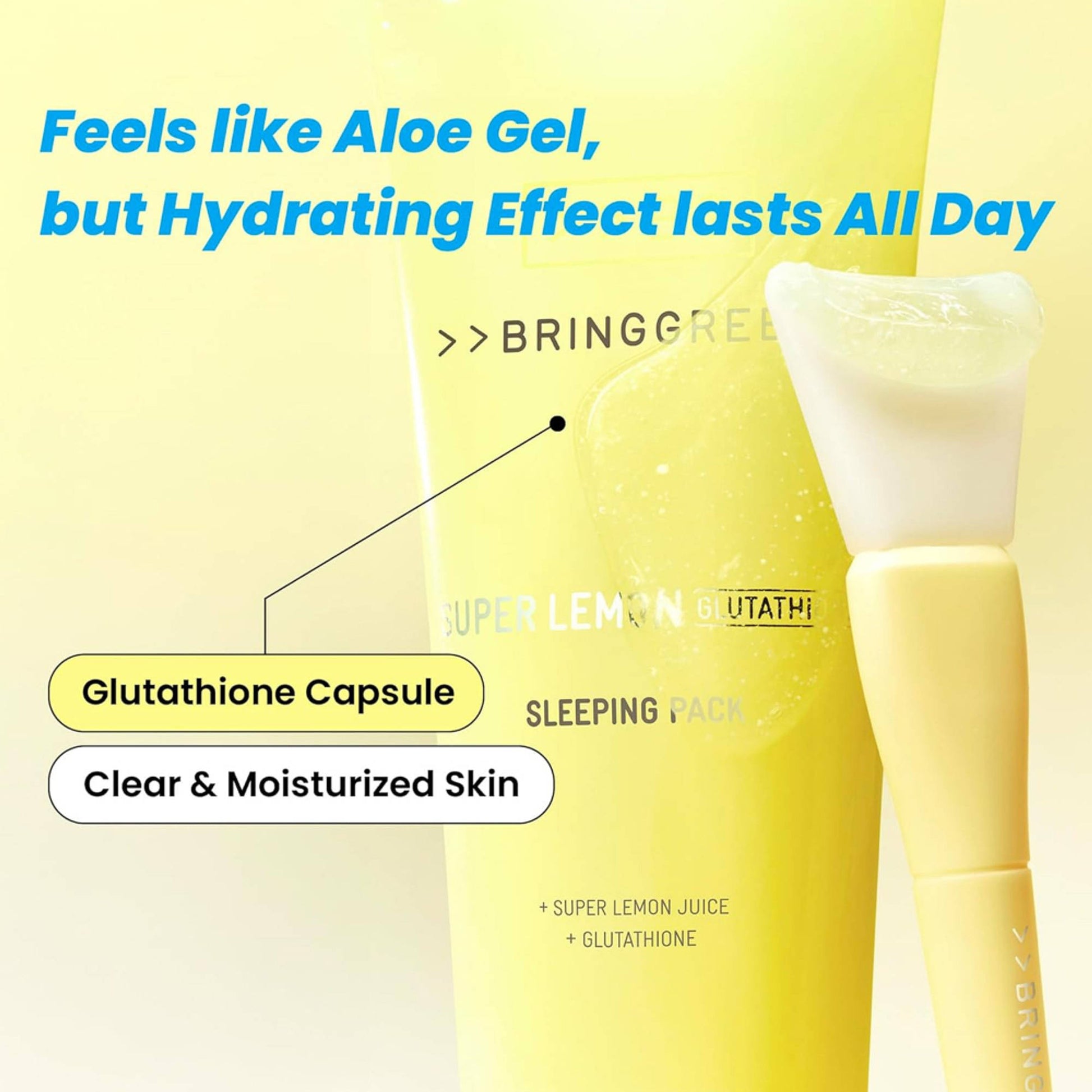 BRING GREEN Super Lemon Glutathione Sleeping Pack