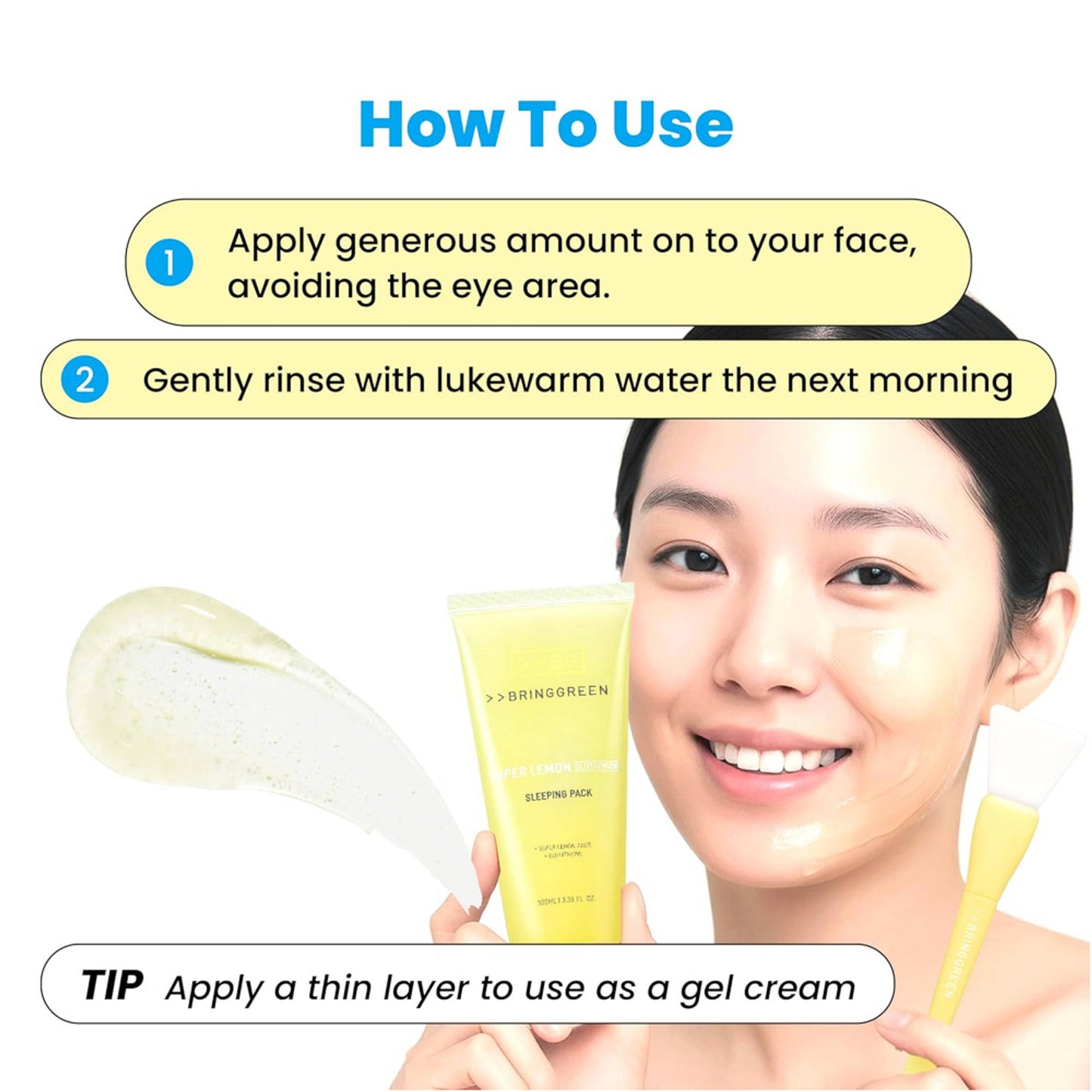 BRING GREEN Super Lemon Glutathione Sleeping Pack