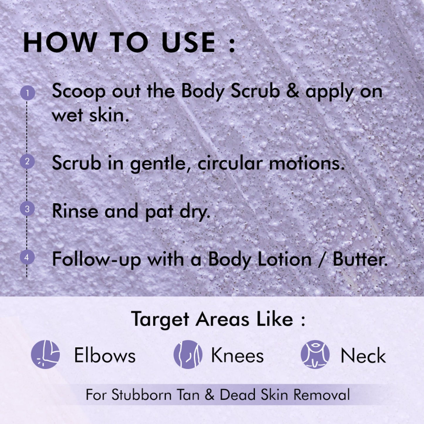 MCaffeine Blueberry Breeze Body Scrub For Glowing Skin, Exfoliates & Removes Tan