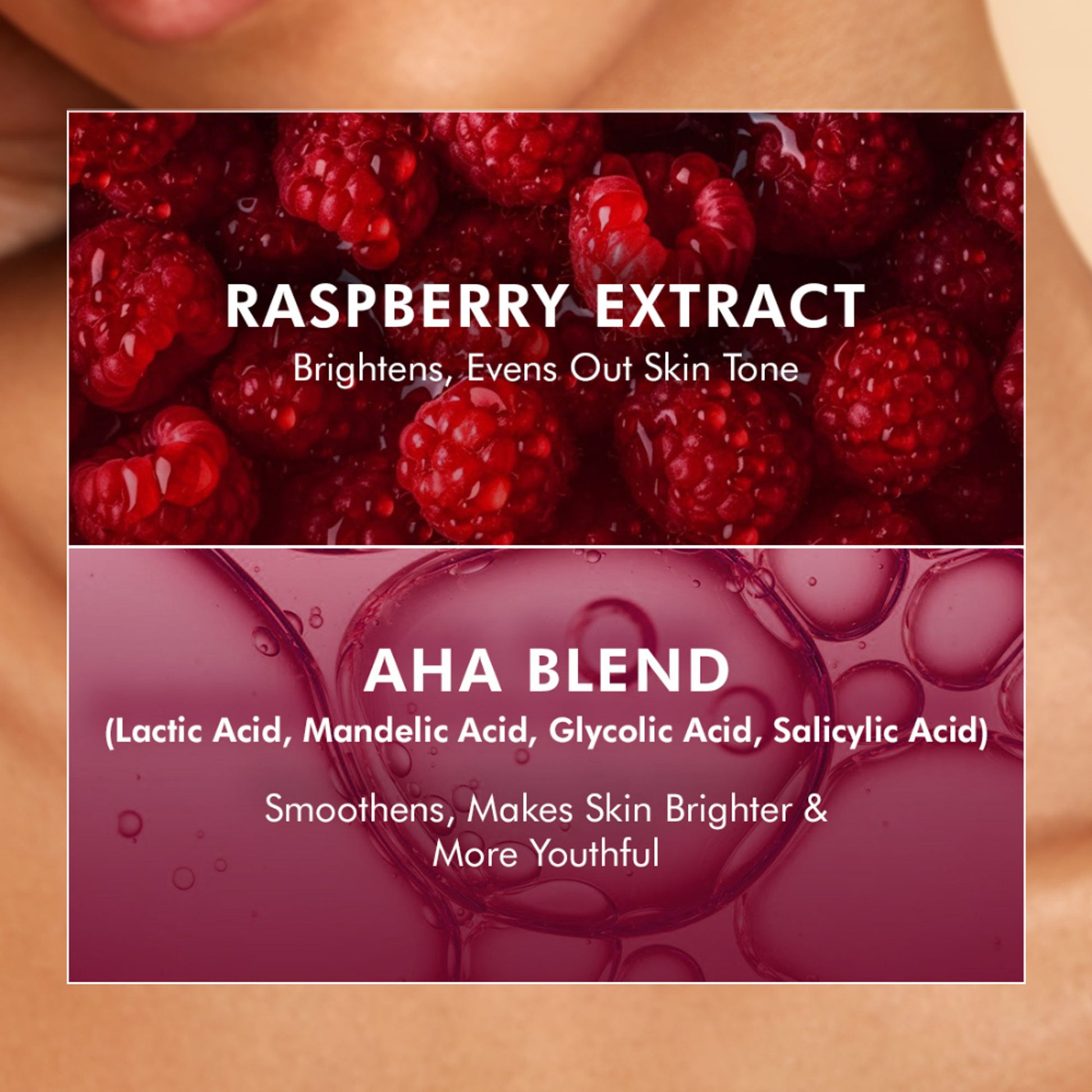 Mcaffeine Brightening Raspberry Rush Body Scrub Removes Tan & Brightens Skin