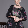 Dhiyona IE Women Yoke Design Regular Pure Cotton Kurta with Palazzos & With Dupatta