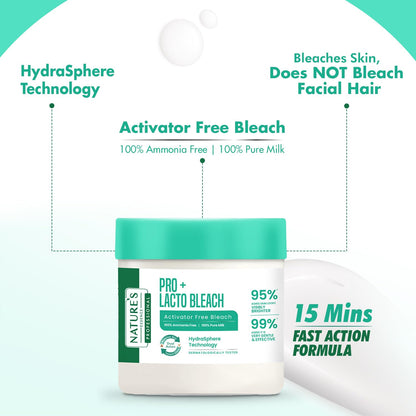 Nature's Essence Lacto Bleach Natural Milk Bleach Without Activator - Indyancart