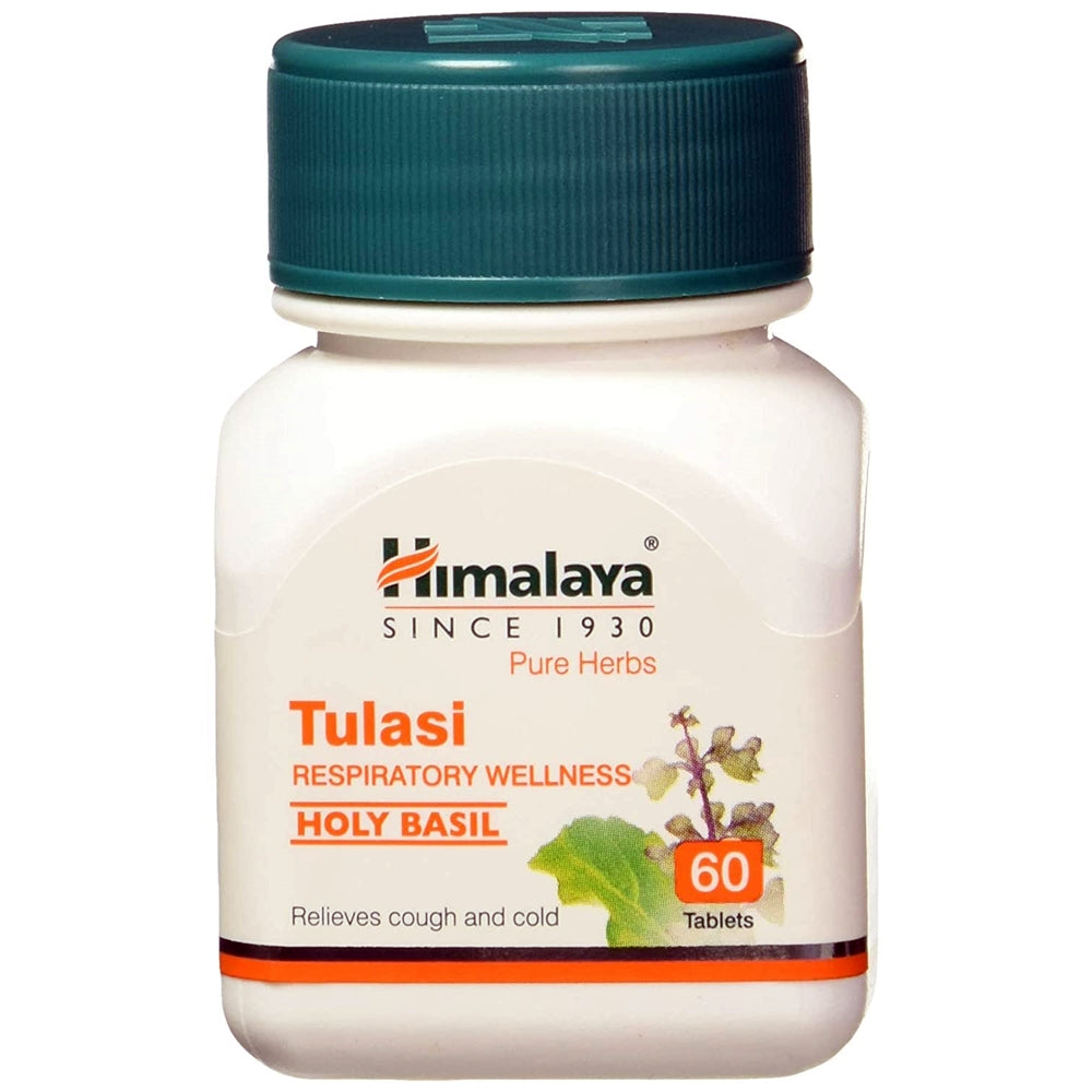 Himalaya Wellness Pure Herbs Tulasi Respiratory Wellness - 60 Tablets - Indyancart