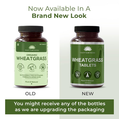 Saptamveda Organic Wheat Grass Tablets
