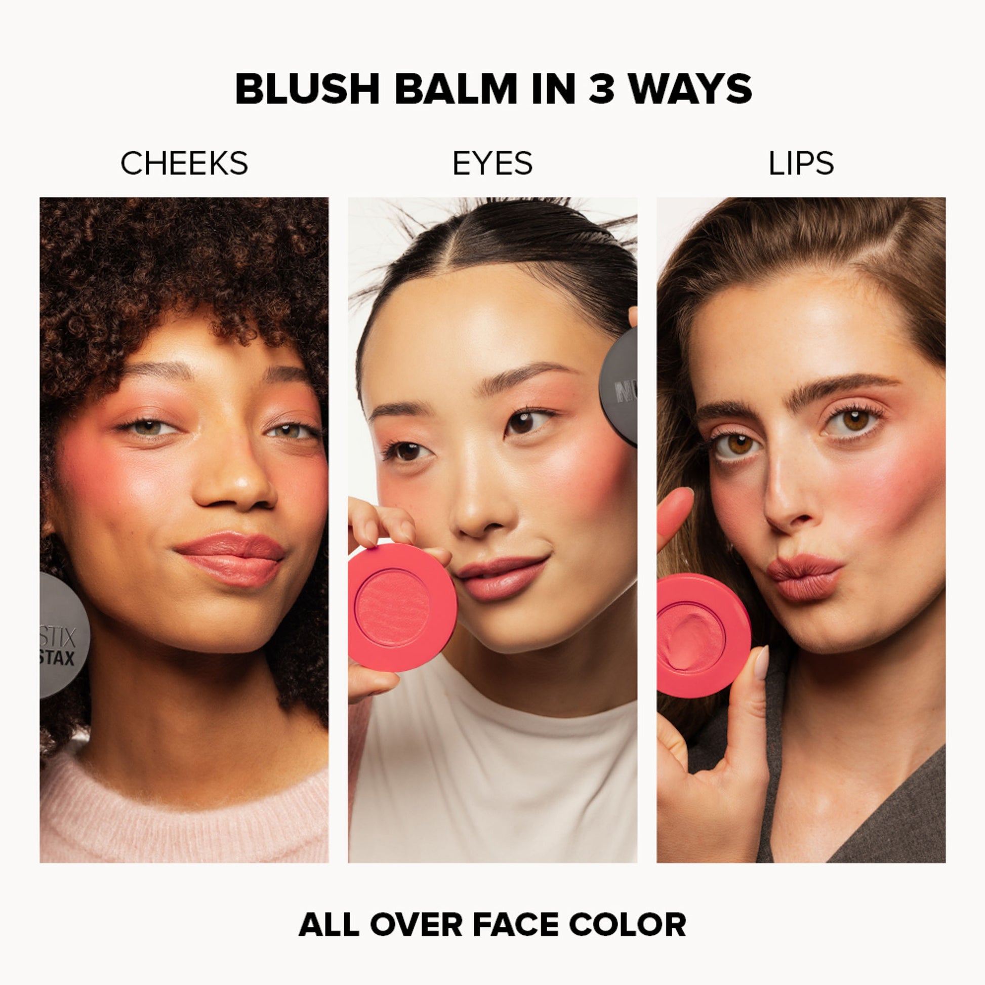 Nudestix Stax All Over Color Blush Balm - Melon Sugar